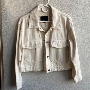 Banana Republic Cream Jean Jacket